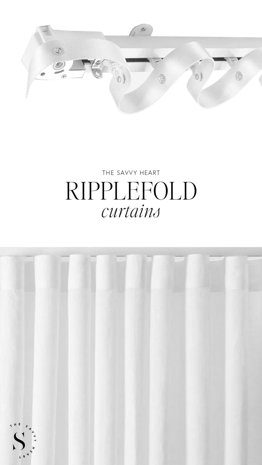 Different Drapery & Curtain Styles: What Types To Buy And Which Ones To Avoid - Ripplefold, Wave fold and S Fold curtains